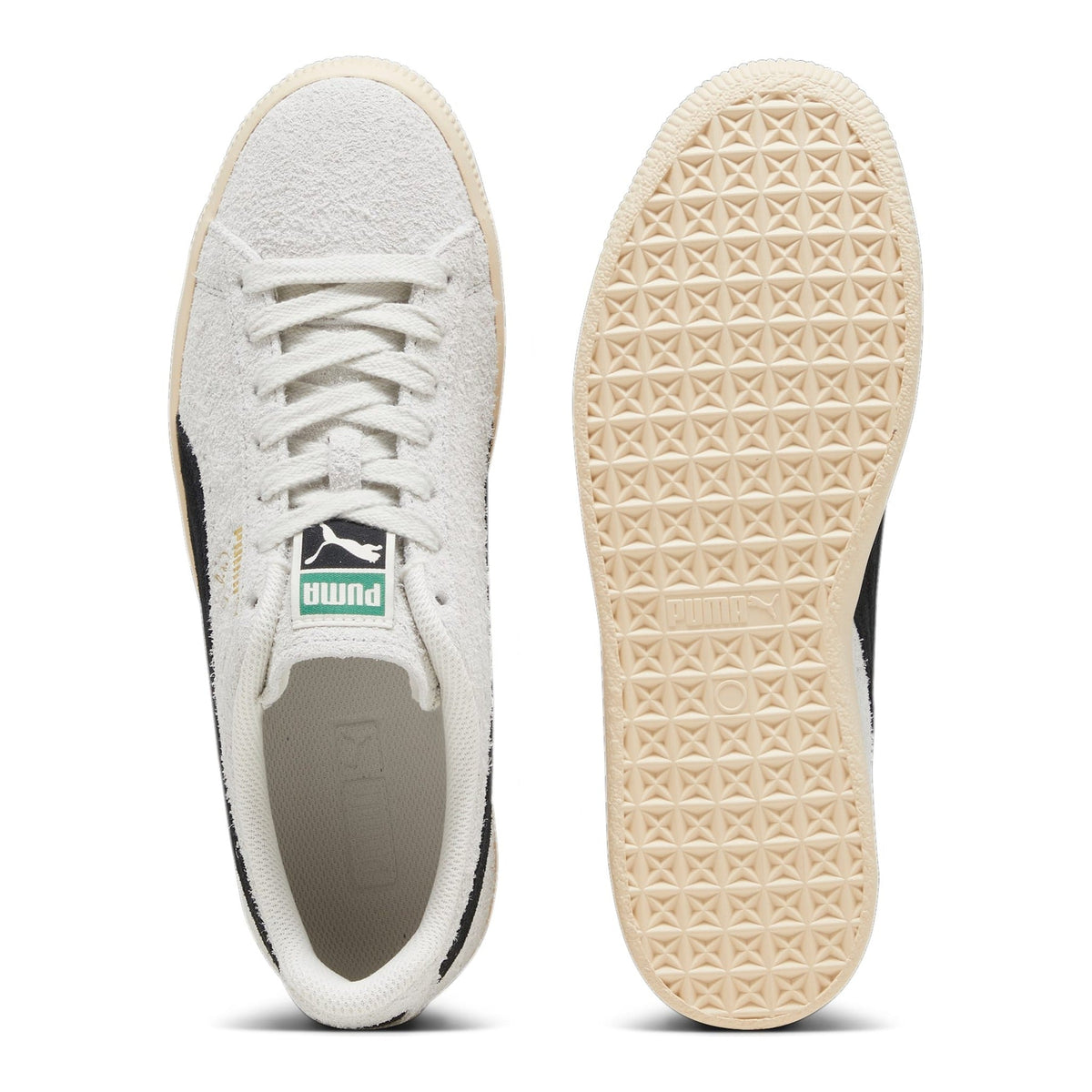 Puma Clyde Hairy Suede Men Sneakers Sedate Gray/Cashew