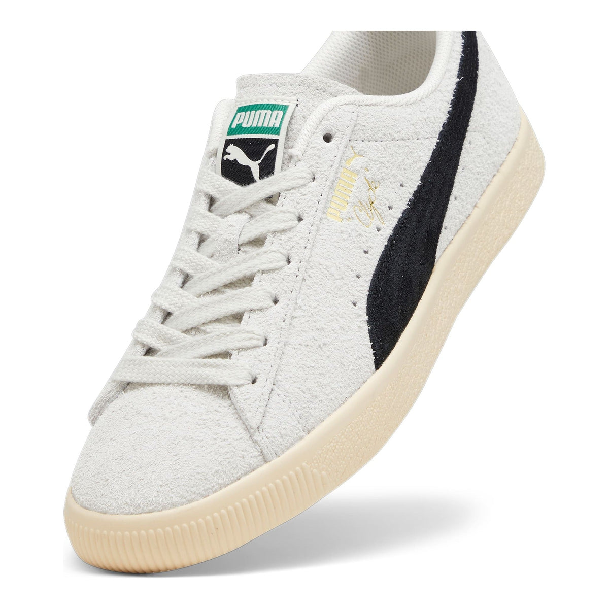 Puma Clyde Hairy Suede Men Sneakers Sedate Gray/Cashew