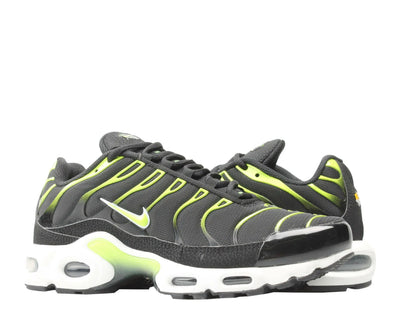 Nike Air Max Plus Men Running Sneakers Black/Volt-White-Platinum Tint