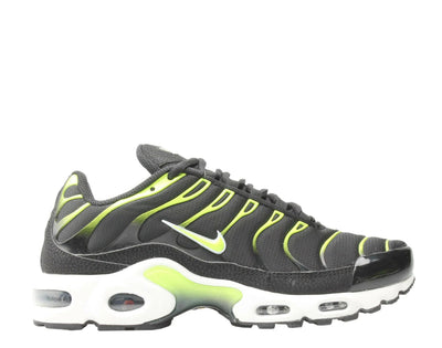 Nike Air Max Plus Men Running Sneakers Black/Volt-White-Platinum Tint