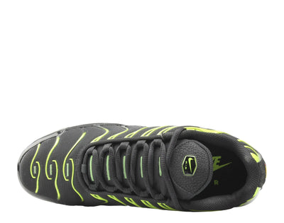 Nike Air Max Plus Men Running Sneakers Black/Volt-White-Platinum Tint