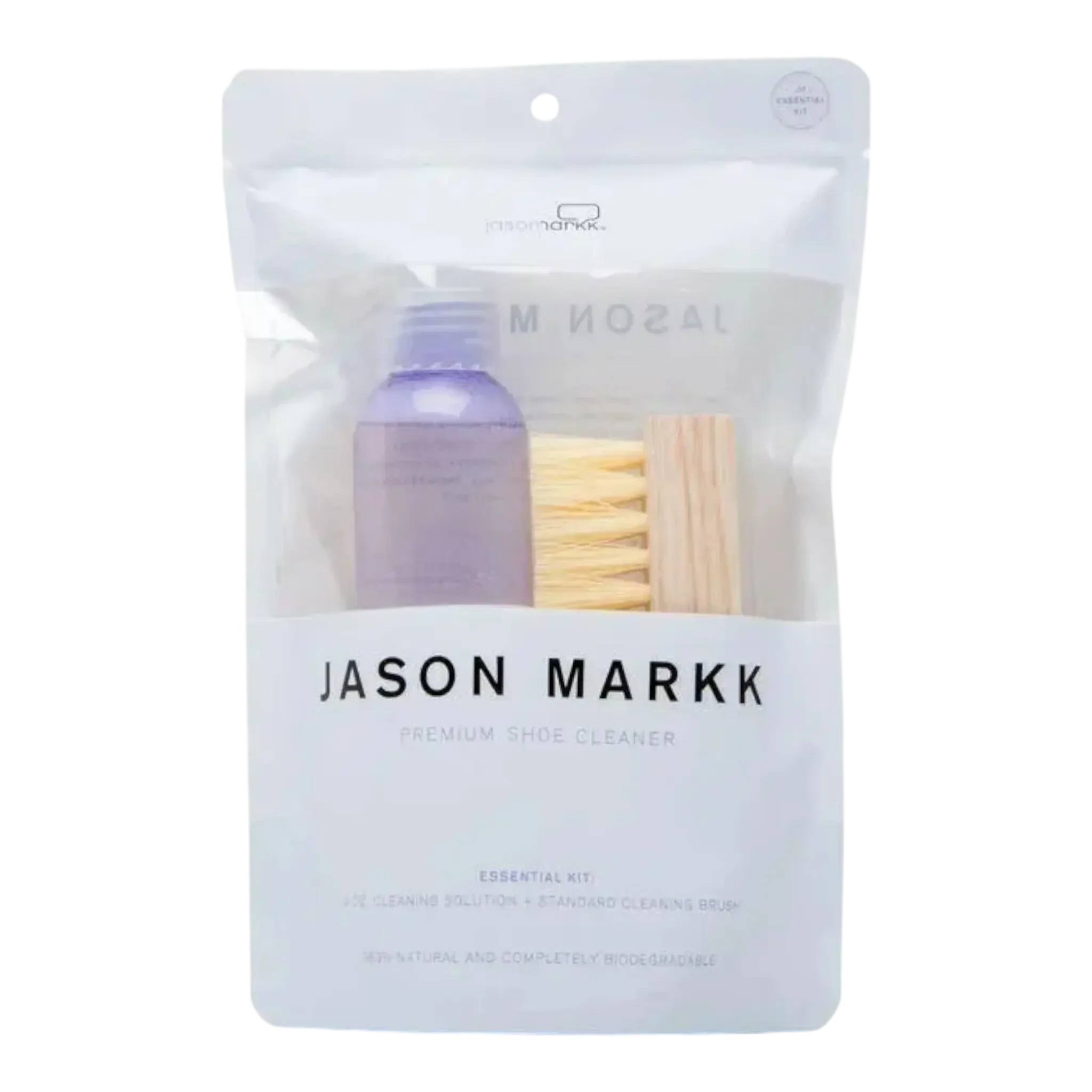 Jason Markk Essential Shoe Cleaning Kit — 4 oz. Foaming Solution & Brush