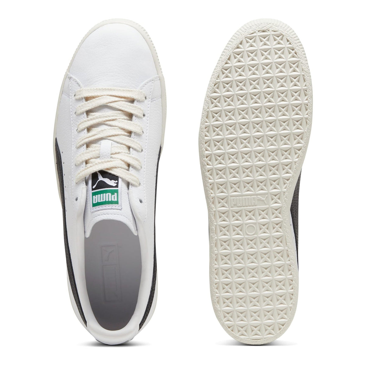 Puma Clyde Men Sneakers White/Black Leather