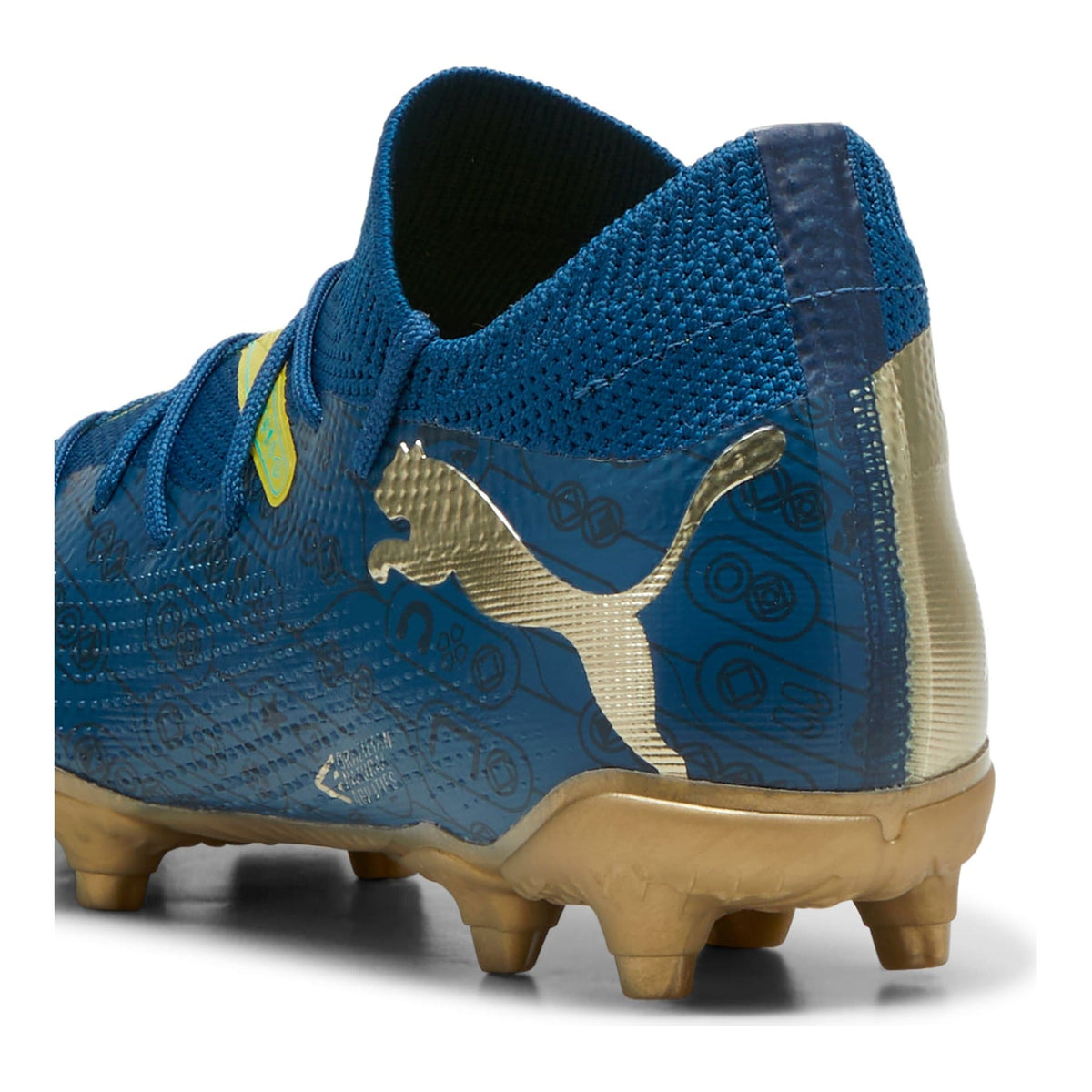 Puma Future 7 Match BNA Youth Football Boots Marine Blue/Pelé Yellow – product view 5