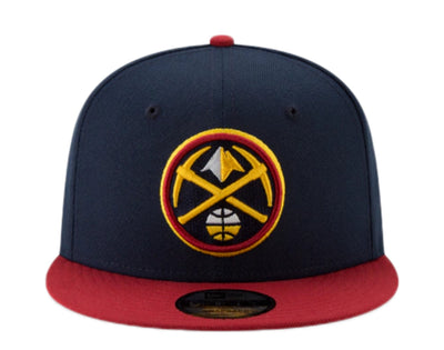 New Era Denver Nuggets 2-Tone OTC 9FIFTY Men's Snapback Hat — Navy/Burgundy