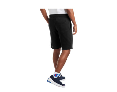 Champion C Life 10" Reverse Weave Cutoff 3D Logo Men's Shorts — Black
