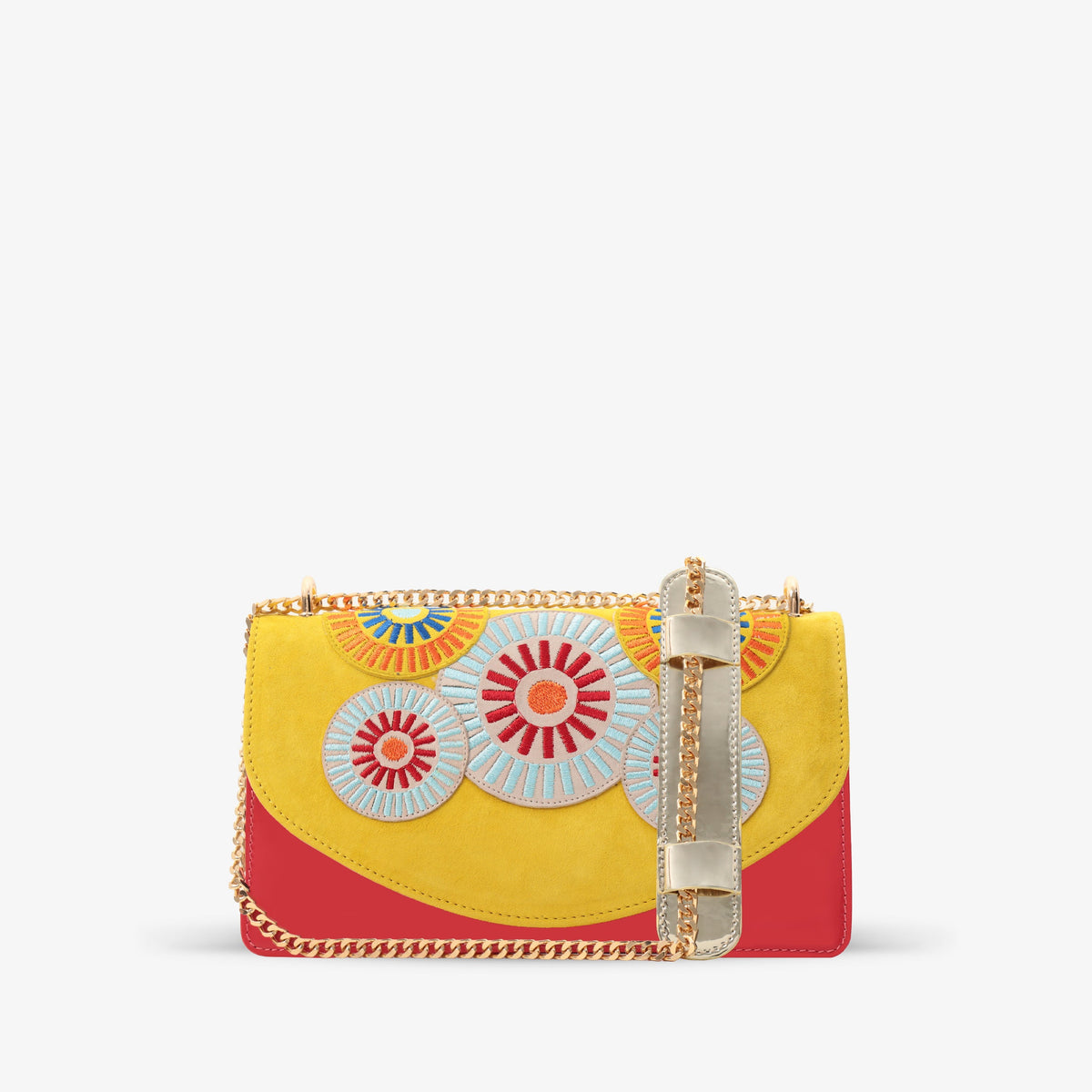 Vinci Leather The Parama Yellow Leather Handbag – product view 5