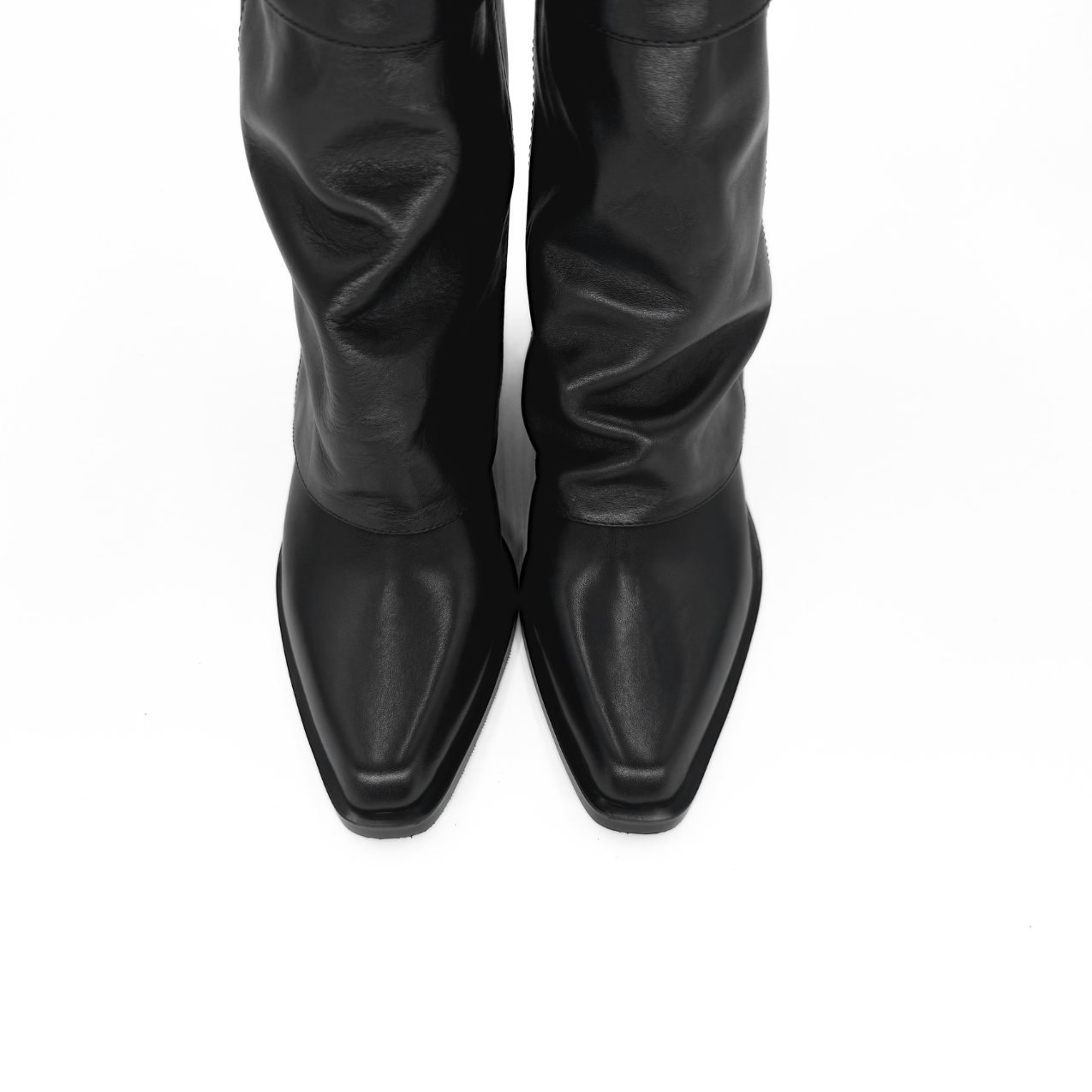 Alma Foldover Leather Boots