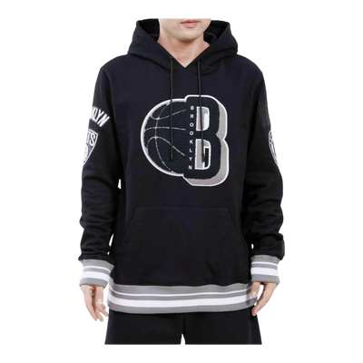 Pro Standard NBA Brooklyn Nets Mash Up Logo P/O Men Hoodie Black