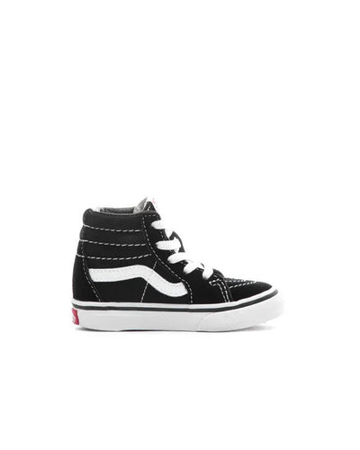 Vans SK8 Hi Round Toe Kids' Sneakers — True White/Black