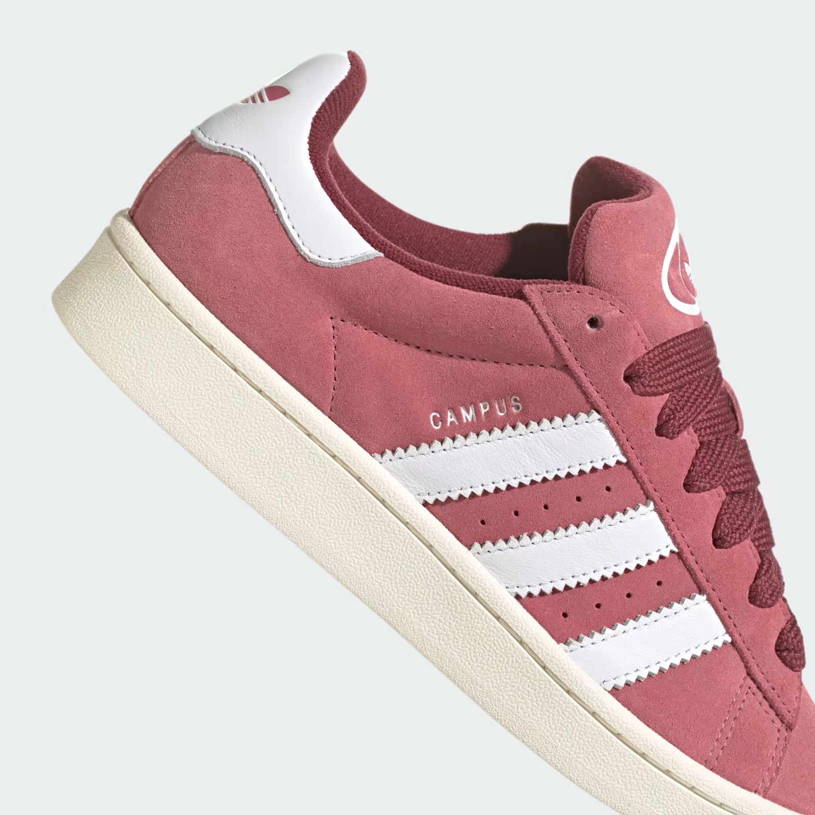 adidas Campus 00s Strata Striped Women's Sneakers — Pink Suede