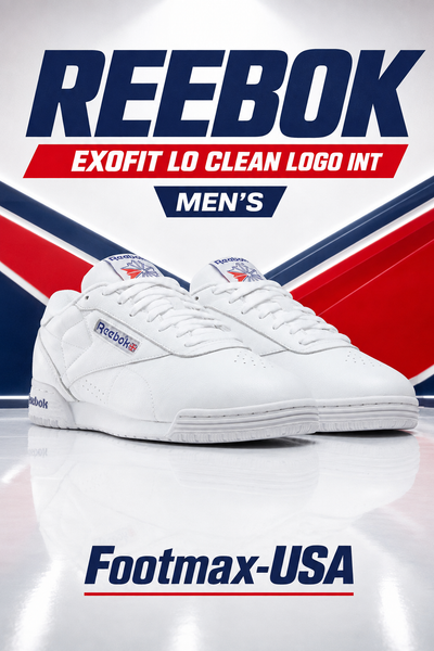 Reebok Exofit Lo Clean Logo Int. - 100000169 - White / Royal (Men's) — product view 2