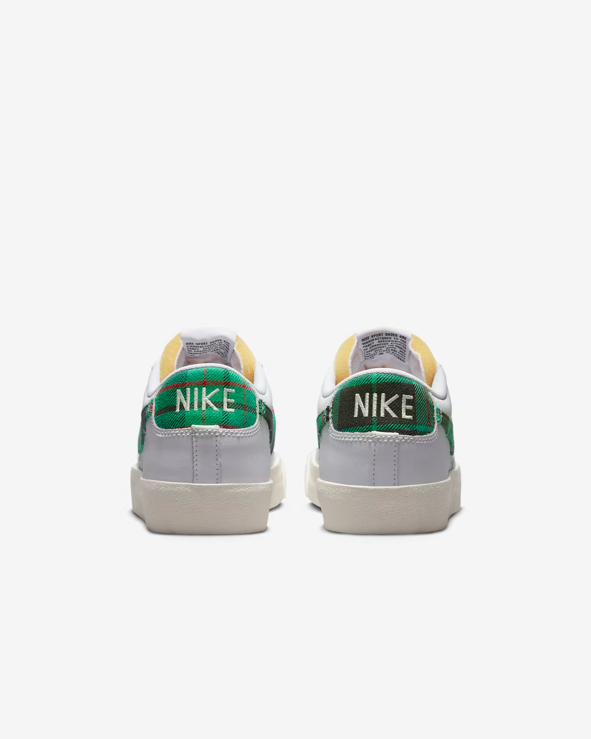 Nike Blazer Low '77 Premium Men's Sneakers — White Leather Low-Top