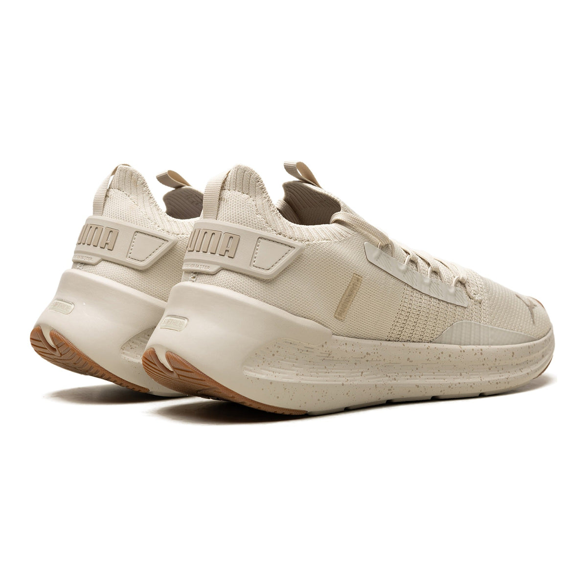 Puma Softride Symmetry Fuzion Speckle Men Running Sneakers Desert Dust/Gum