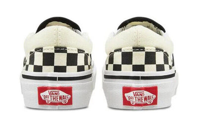 Vans Classic Kids' Sneakers — Black/White/Checkerboard