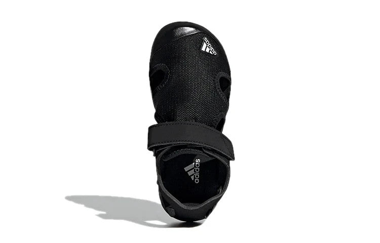 adidas Captain Toey K Hook and Loop Kids' Sandals — Black