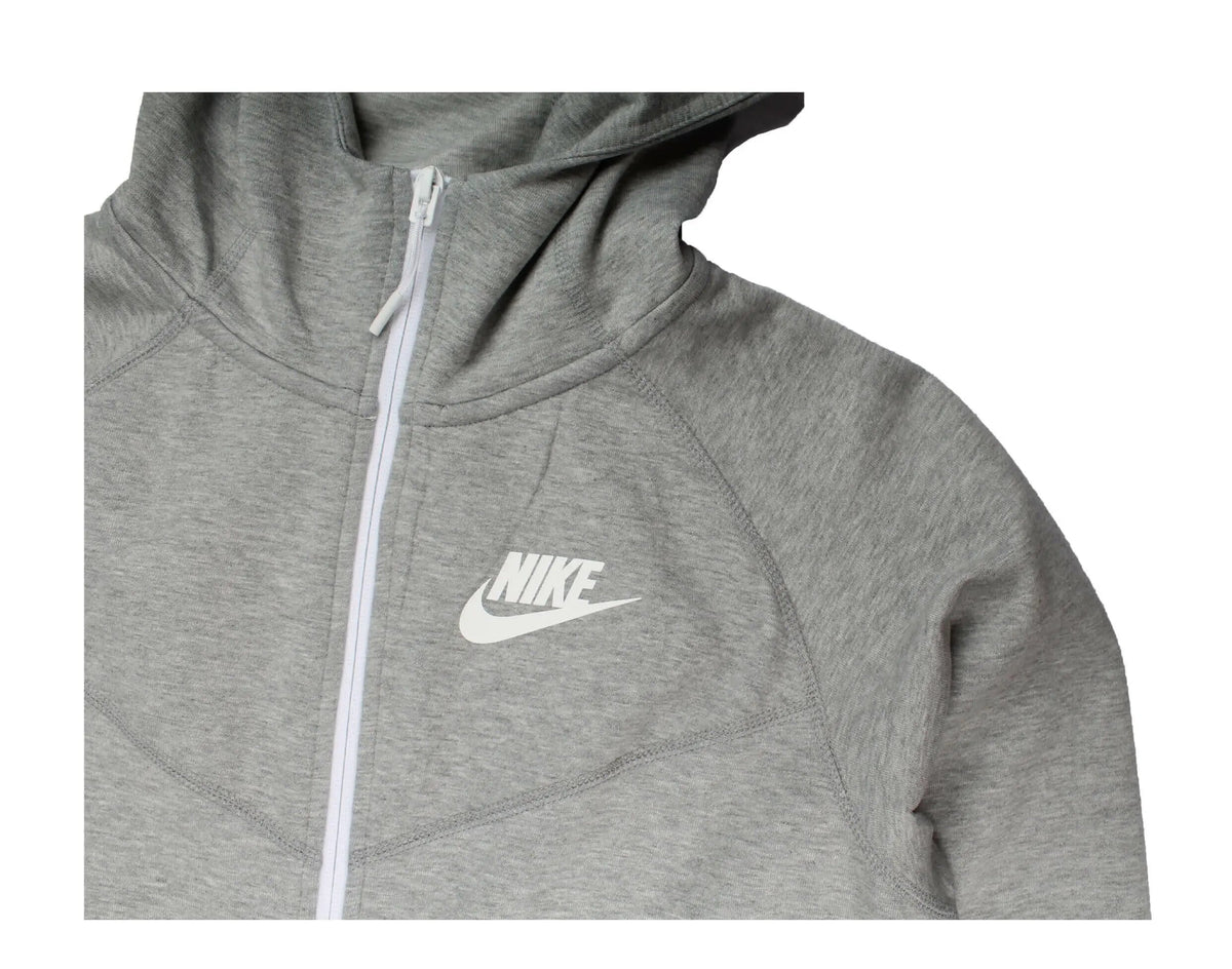 Nike Sportswear Tech Fleece Windrunner Women Hoodie Dark Grey Heather/White – product view 2