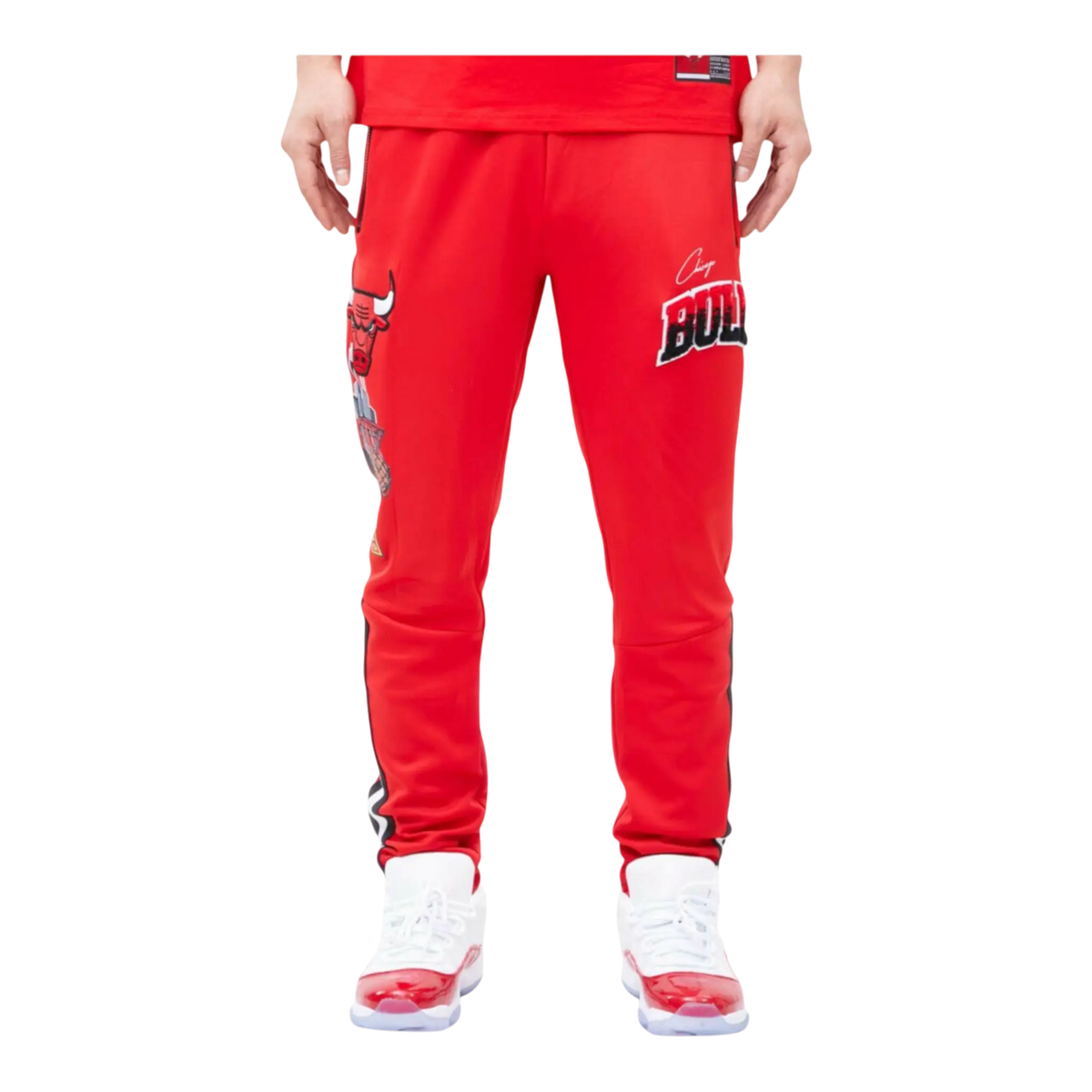 Pro Standard Chicago Bulls Home Town Men's Track Pants — Red – product view 1