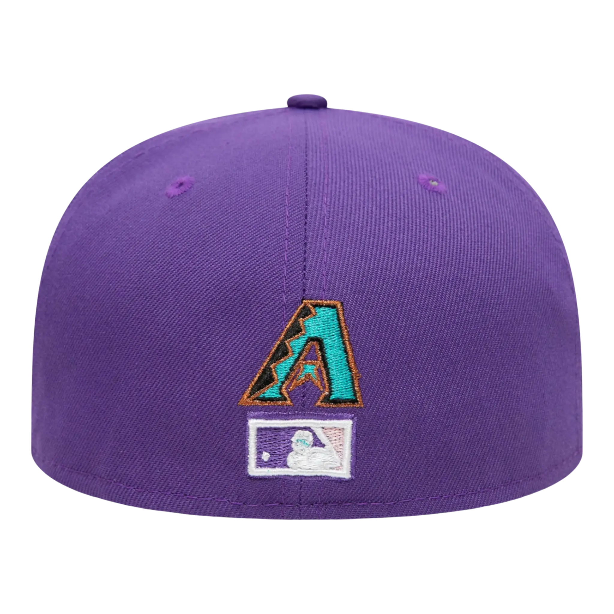 New Era 59Fifty Arizona Diamondbacks Bloom Side Patch MLB Fitted Hat Men Fitted Hat Black/Purple