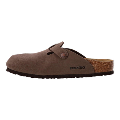 Birkenstock Boston Kids' Clogs — Mocha Birkibuc – product view 2