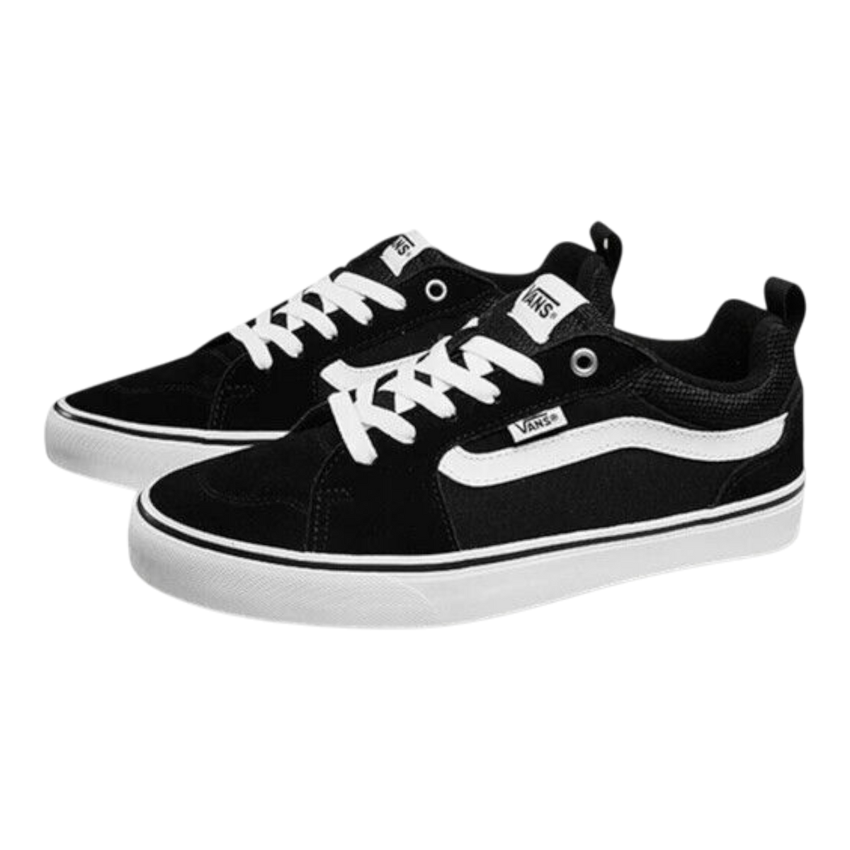 Vans Filmore Men's Sneakers — Black/White Canvas Low-Top – product view 1