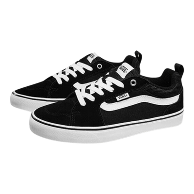 Vans Filmore Men's Sneakers — Black/White Canvas Low-Top – product view 1