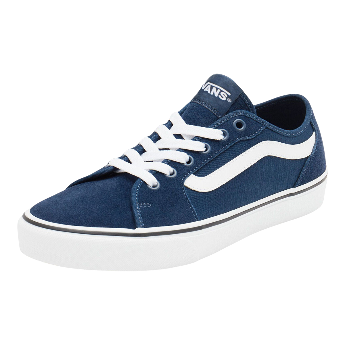 Vans Filmore Decon Men's Sneakers — Blue/White Suede – product view 1