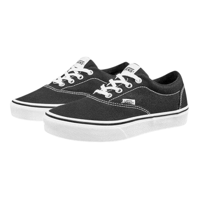 Vans Doheny Women's Sneakers — Black/White Canvas Low-Top – product view 1