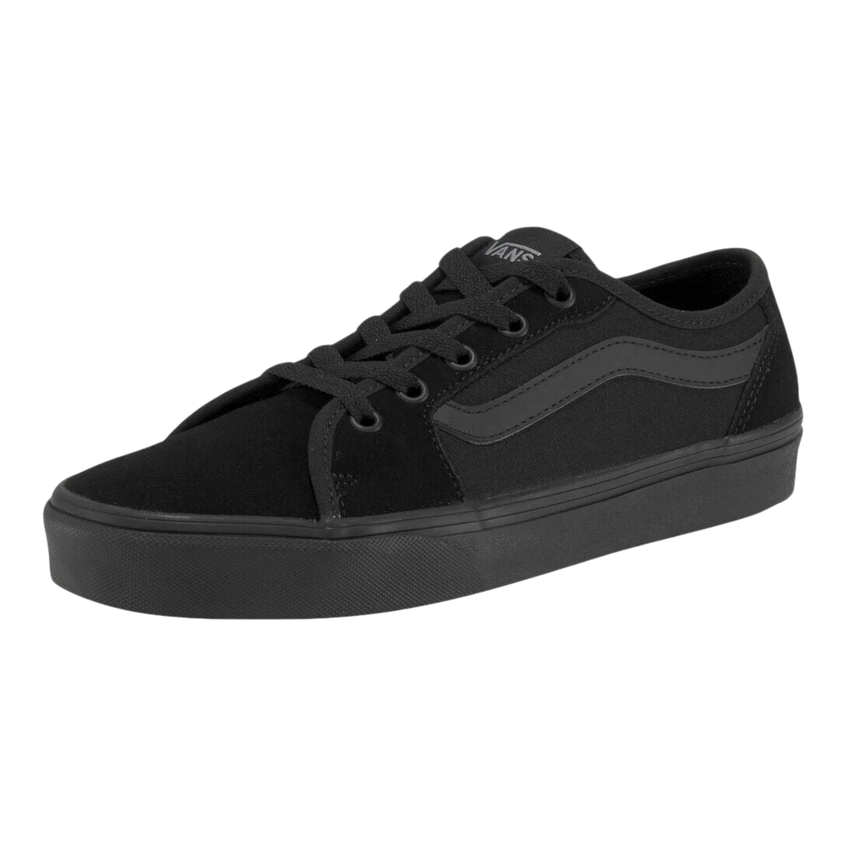 Vans Filmore Decon Women's Sneakers — Black Canvas Low-Top – product view 1