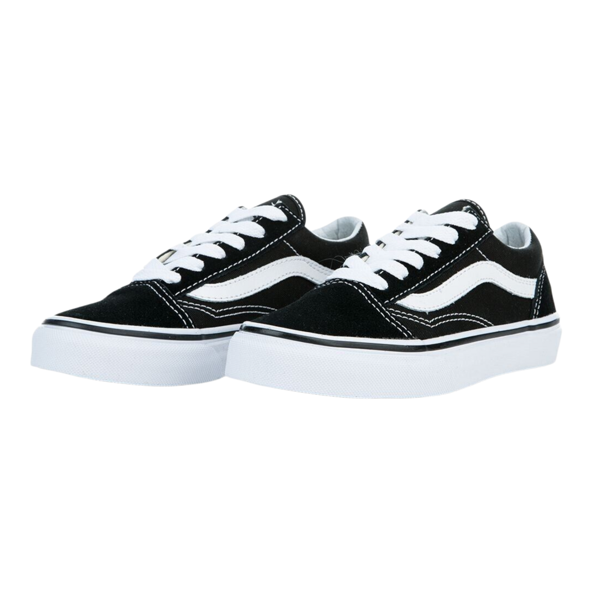 Vans Old Skool Kids' Sneakers — Black Canvas Low-Top – product view 1