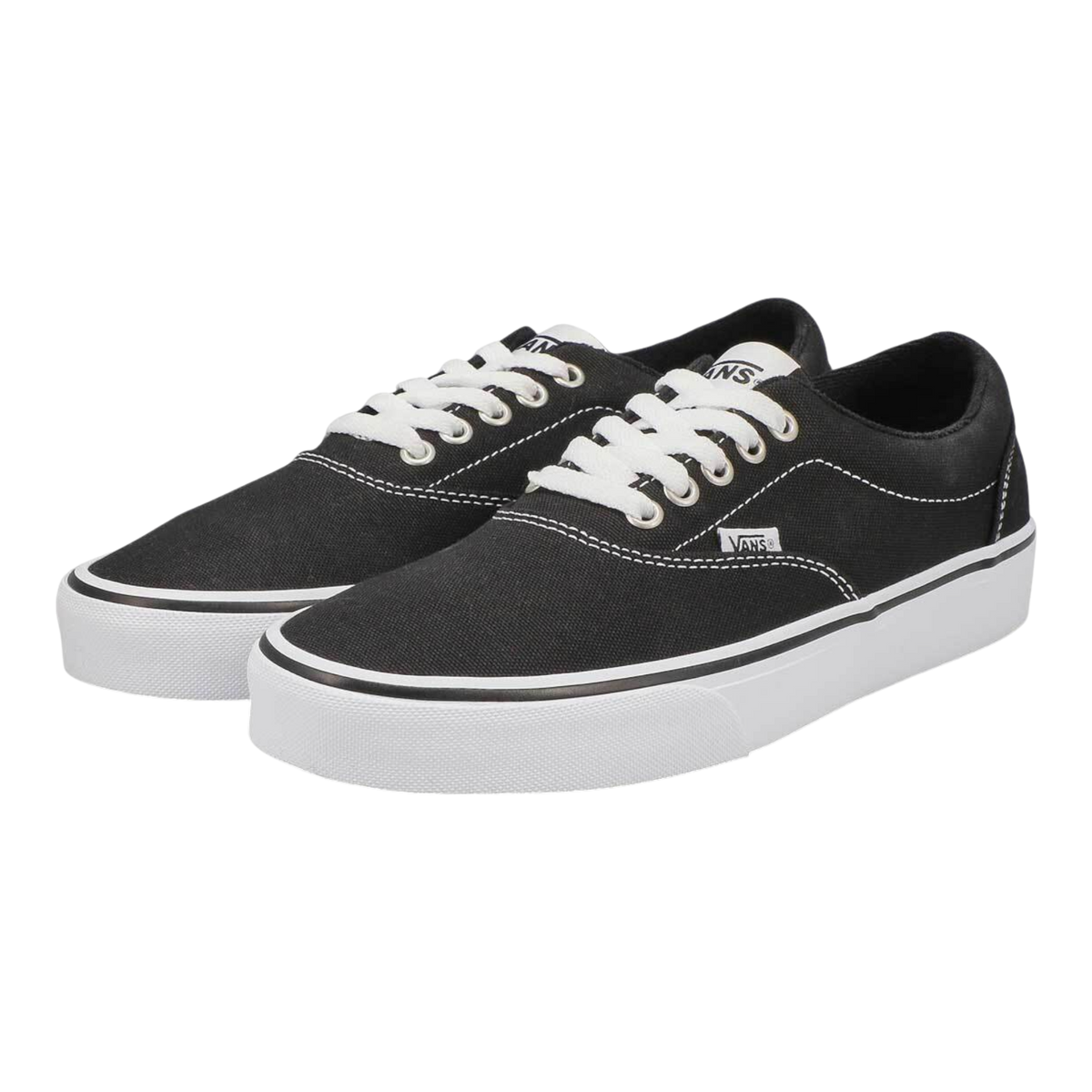 Vans Doheny Men's Sneakers — Black/White Canvas Low-Top – product view 1