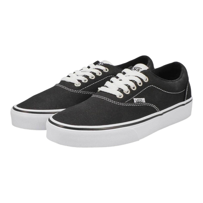Vans Doheny Men's Sneakers — Black/White Canvas Low-Top – product view 1