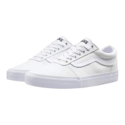 Vans Ward Men's Sneakers — True White Canvas Low-Top – product view 1