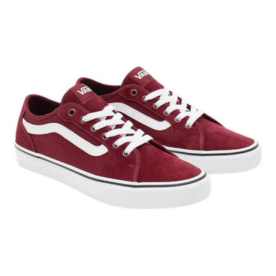 Vans Filmore Decon Men's Sneakers — Red/White Suede – product view 1