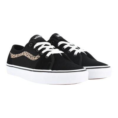 Vans Filmore Decon Women's Sneakers — Black/Leopard Canvas – product view 1