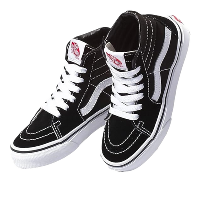 Vans UY Sk8 Hi VD5F6BT Trainers Kids' Sneakers — Black/White Leather High-Top – product view 1