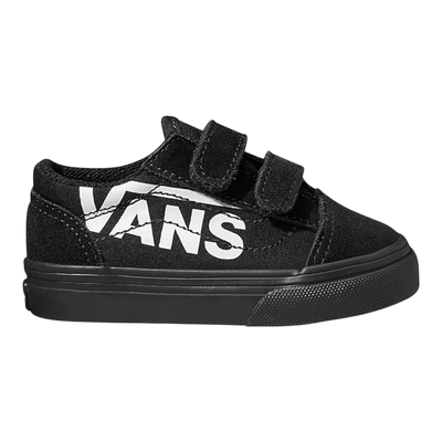 Vans Old Skool Toddlers Logo Detail Baby/Toddler (TD) Sneakers — Black Low-Top – product view 1
