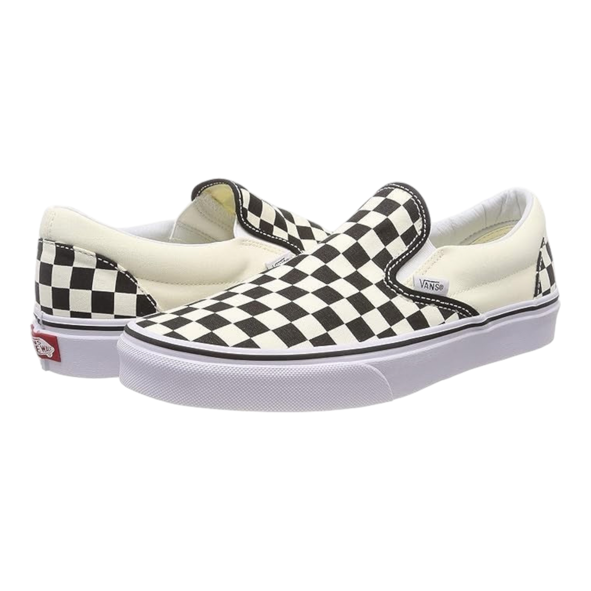Vans Classic VEYEBWW Check Men's Sneakers — White/Black – product view 1
