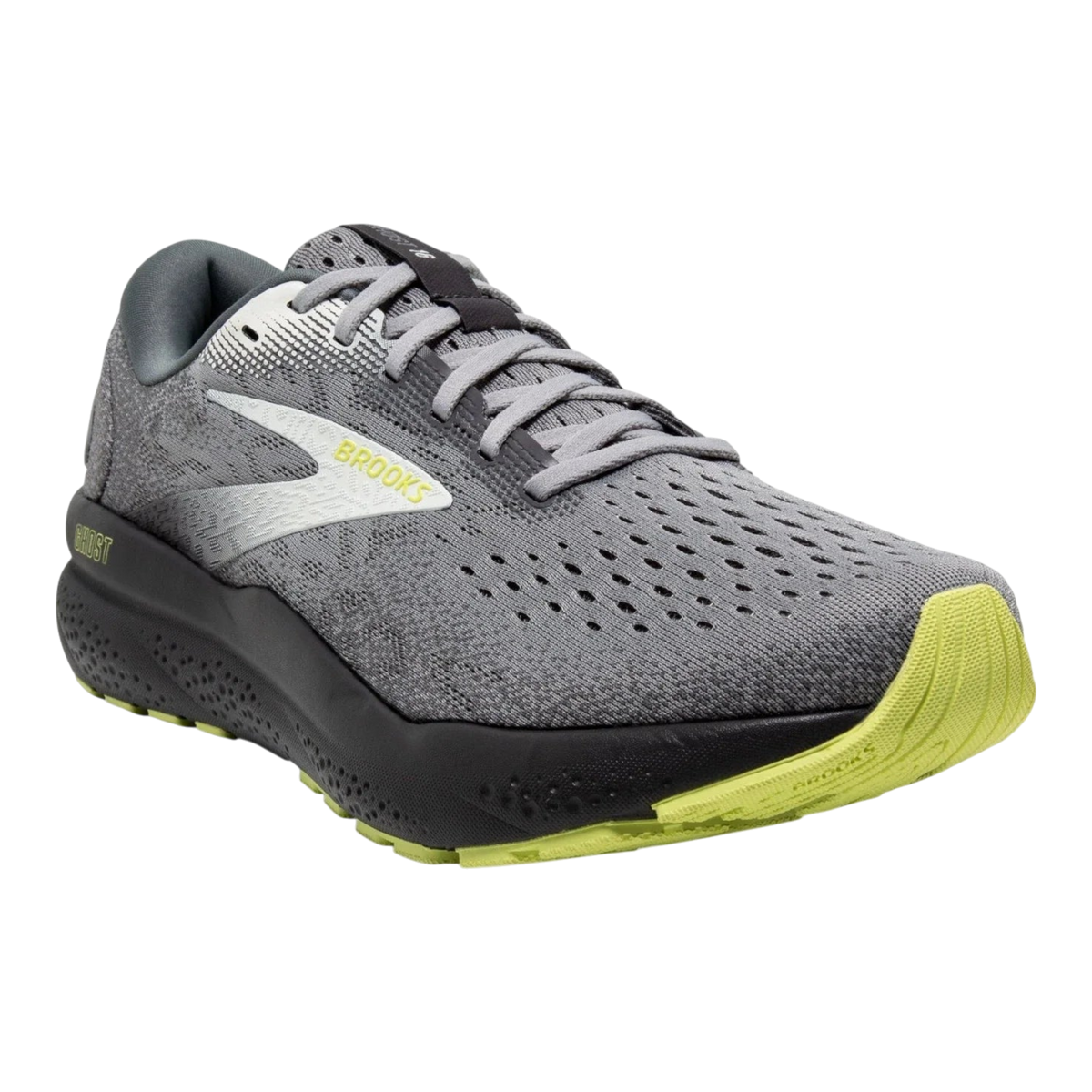 Brooks Ghost 16 Men's Sneakers — Primer Gray Running