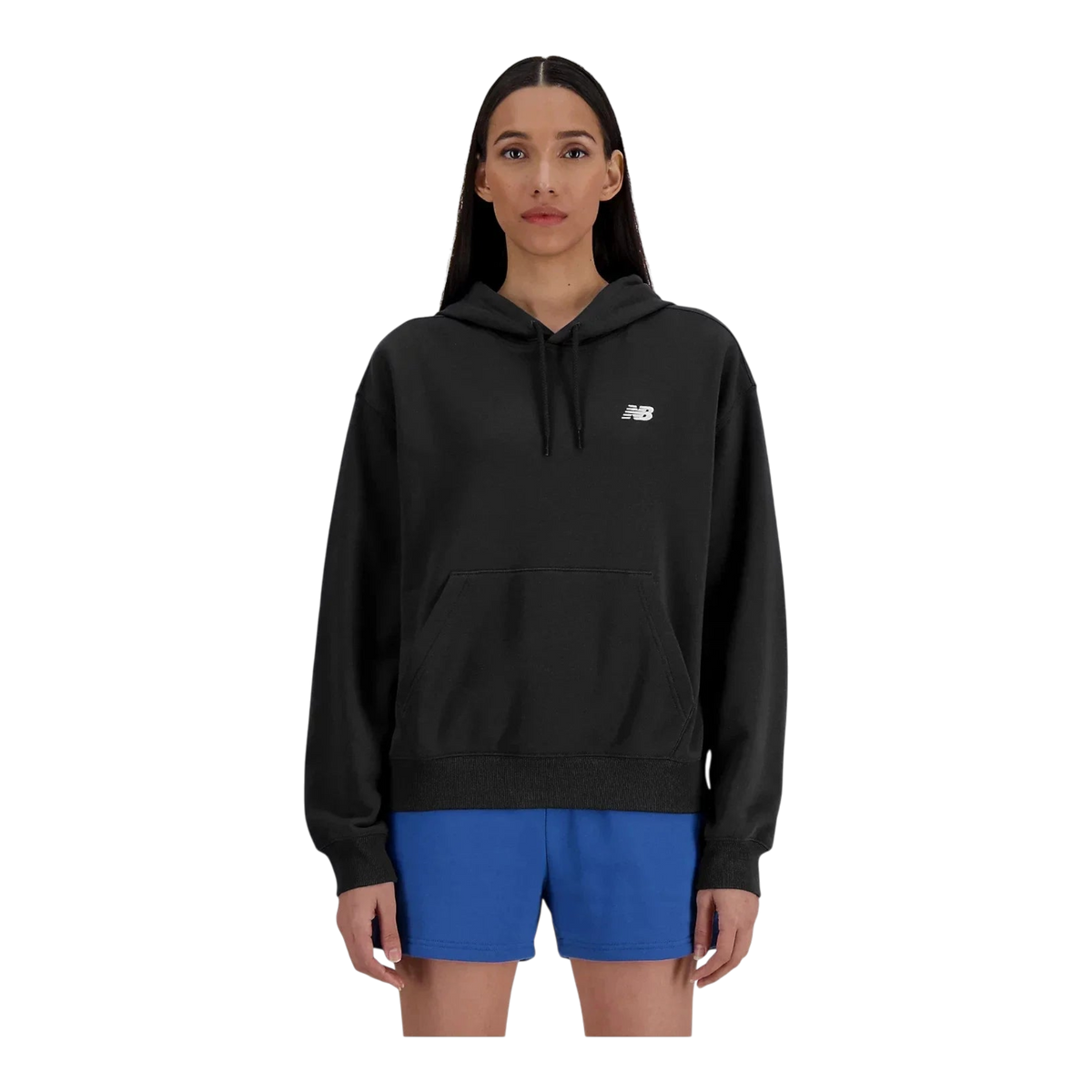 New Balance Sport Essentials Women's Pullover Hoodie — Black