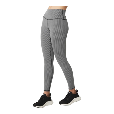 Alo Yoga Micro Houndstooth High-Waist Womens Leggings — White/Black