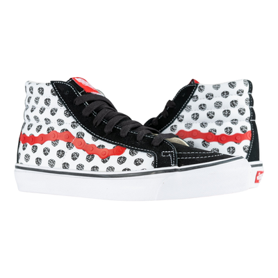 Vans x Bodega Sk8-Hi LX Dice High Stakes Sneakers — Black/True White/Red High-Top – product view 1
