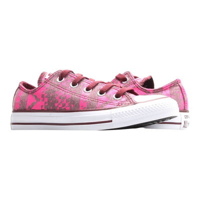 Converse Chuck Taylor All Star Ox Print Bordeau Women's Sneakers — Pink – product view 1