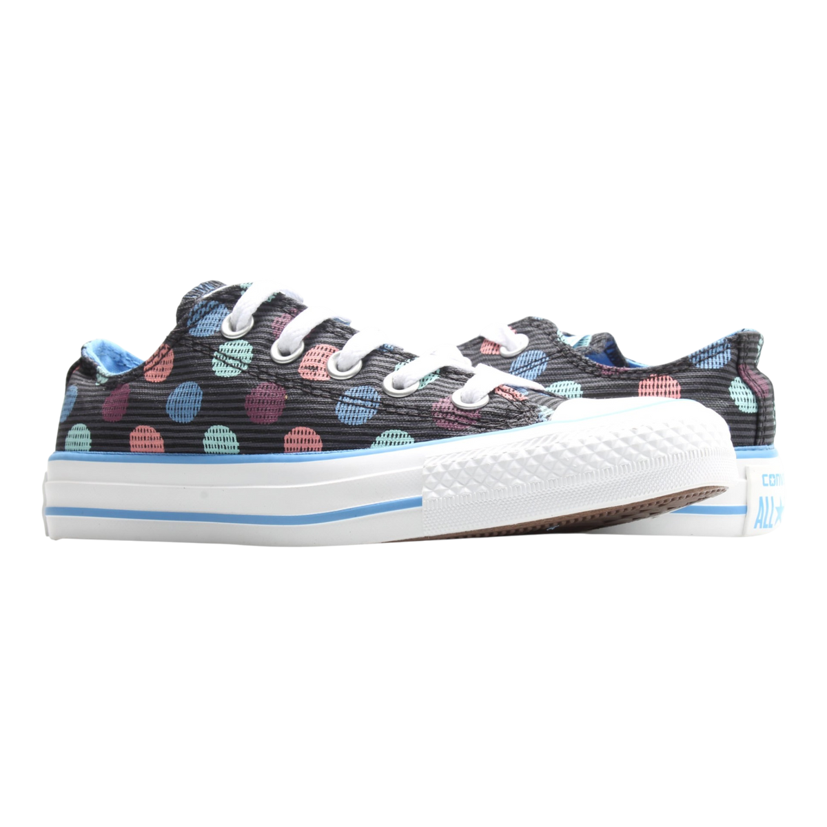 Converse Chuck Taylor All Star Ox Polka Dots Sneakers — Graphite Low-Top – product view 1