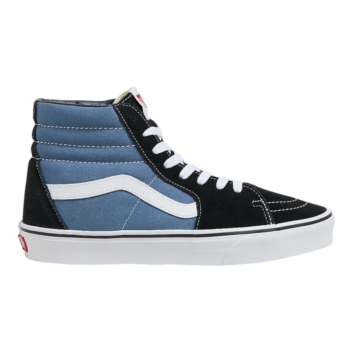 Vans Sk8 Hi Men's Sneakers — Blue/Black Suede – product view 1