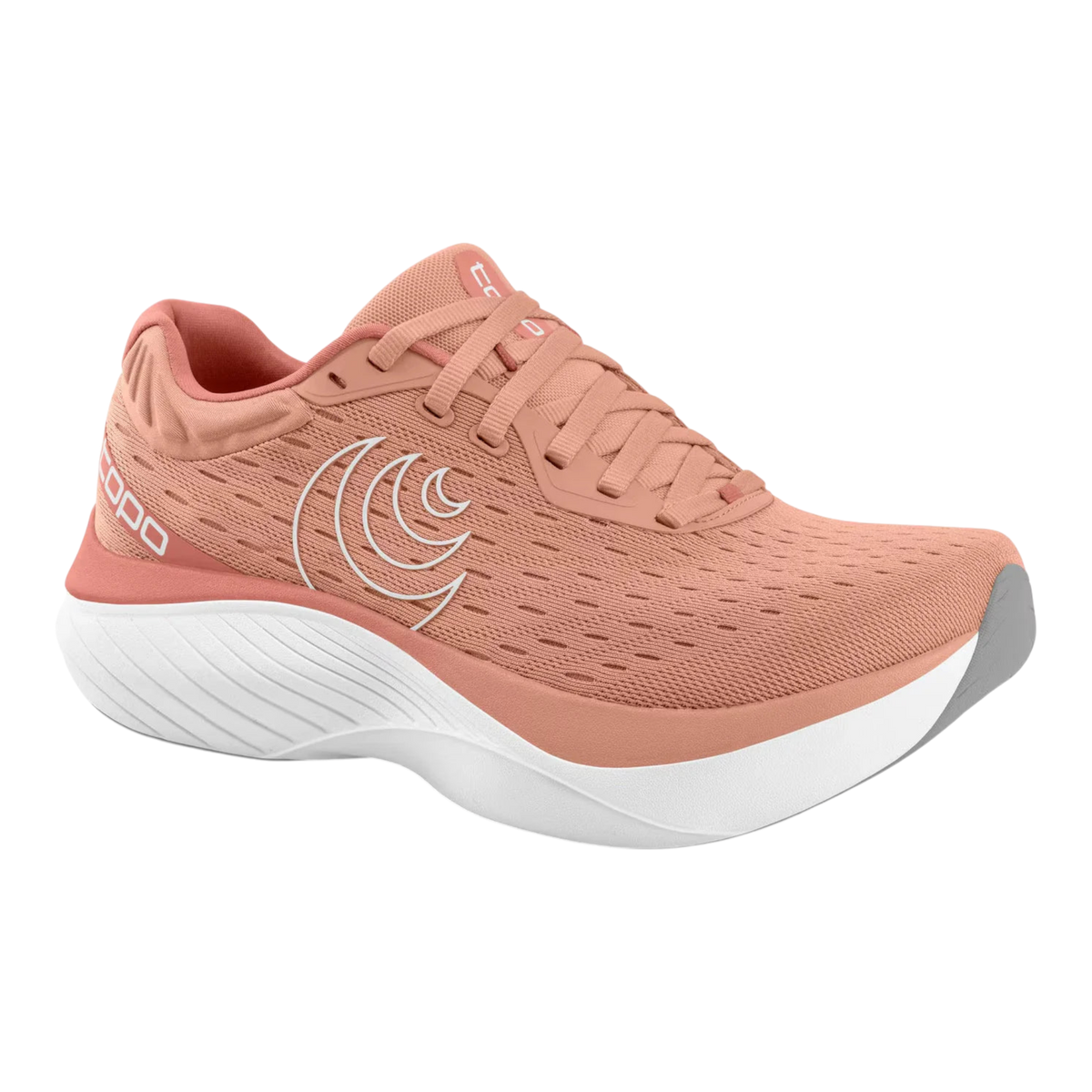 Topo Atmos W069 Women's Sneakers — Dusty Rose/White Running – product view 1