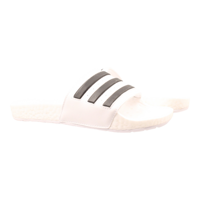 adidas Adilette Boost Slides — White/Black – product view 1