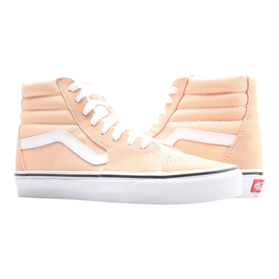 Vans Sk8 Hi Classic Bleached Apricot Sneakers — White High-Top – product view 1