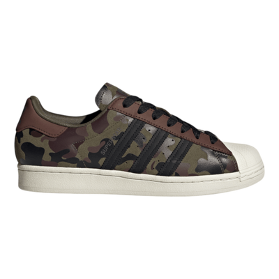 adidas Superstar Strata Men's Sneakers — Olive/Camo Suede – product view 1