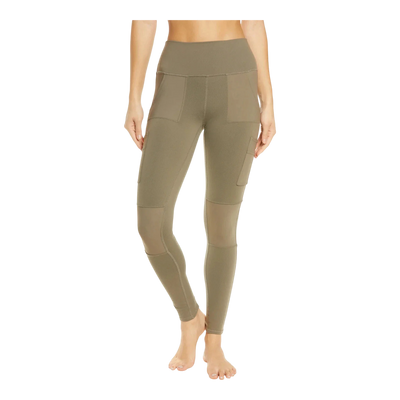 Alo Yoga High-Waist Cargo Womens Leggings — Olive